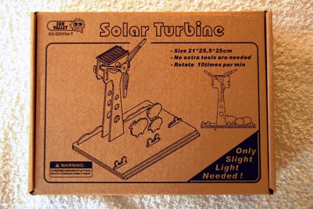 Solar Turbine mit Windrad von solarspiel.com - Bausatz über Sonnenenergie
